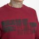 Vyriški Pitbull West Coast Crewneck Classic Logo džemperiai bordo spalvos 4