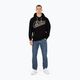 Vyriški Pitbull West Coast Black Brand džemperiai su gobtuvu bordo spalvos 2