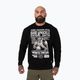 Pitbull West Coast vyriški Bare Knuckle Crewneck džemperiai juodi