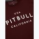 Vyriški marškinėliai Pitbull West Coast Usa Cal burgundy 4