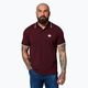 Vyriški polo marškinėliai Pitbull West Coast Polo Pique Stripes Regular burgundy