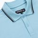 Vyriški polo marškinėliai Pitbull West Coast Polo Pique Stripes Regular light blue 6
