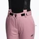 Moteriškos slidinėjimo kelnės 4F SPDN002 tamsiai rožinės spalvos 5