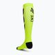 Vyriškos slidinėjimo kojinės 4F M030 kanarėlės žalios spalvos neoninės 2