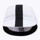 Luxa Classic Stripe balta ir juoda dviratininko kepurė po šalmu LULOCKCSW 4