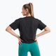 Moteriški treniruočių marškinėliai Gym Glamour Sport Black 424 3