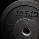 TREXO olimpiniai svarmenys su buferiu juodi TRX-BMP020 20 kg 5