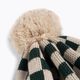 Vaikiška žieminė kepurė KID STORY Merino green chessboard 3