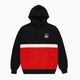 Vyriškas PROSTO Emblem džemperis su gobtuvu juodai raudonos spalvos KL222MSWE2023