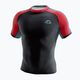 MANTO Stripe 2.0 vyriškas marškinėliai juoda/raudona MNR851_BLK/RED_2S