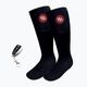 Šildomos kojinės su nuotolinio valdymo pulteliu Glovii GQ2 juodos