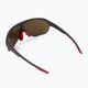 GOG Perseus dviratininkų akiniai matiniai pilki/raudoni/polichromatiniai raudoni E501-2 2