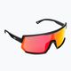 GOG dviratininkų akiniai Zeus matiniai juodi/polichromatiniai raudoni E511-2P