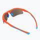 GOG Balami matiniai neoniniai oranžiniai / mėlyni / mėlyni veidrodiniai vaikiški dviratininkų akiniai E993-3 2