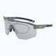 GOG dviratininkų akiniai Argo matiniai pilki / juodi / sidabriniai veidrodiniai E506-1 6