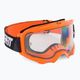 Leatt Velocity 4.5 neoniniai oranžiniai / skaidrūs dviratininkų akiniai 8022010500