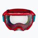Leatt Velocity 4.5 v22 raudoni/skaidrūs dviratininkų akiniai 8022010510 2