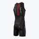 Vyriškas triatlono hidrokostiumas ZONE3 Neoprene Kneeskin Baselayer black/red 2