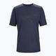 Arc'teryx Ionia Merino Wool Logo trekingo marškinėliai vyrams black/sapphire 4
