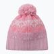 Vaikiška žieminė kepurė Reima Pohjoinen grey pink 6