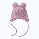 Vaikiška žieminė kepurė Reima Kuuru grey pink 4
