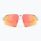 Rudy Project Deltabeat balti smaragdiniai matiniai / daugiaspalviai oranžiniai akiniai nuo saulės SP7440580000 8