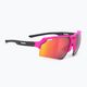 Rudy Project Deltabeat rožinės spalvos fluo / juodos matinės / raudonos spalvos akiniai nuo saulės SP7438900001 6