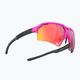 Rudy Project Deltabeat rožinės spalvos fluo / juodos matinės / raudonos spalvos akiniai nuo saulės SP7438900001 7