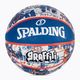 Spalding Graffiti 7 krepšinio kamuolys mėlyna ir raudona 84377Z