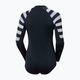 Moteriškas plaukimo hidrokostiumas Helly Hansen Waterwear Long Sleeve Spring Wetsuit navy stripe 2