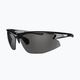 Bliz Motion + S3 blizgantys metaliniai juodi/dūminiai sidabriniai veidrodiniai dviratininko akiniai 3