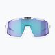 Bliz Vision S3 matiniai balti/dūminiai mėlyni kelių dviračių akiniai 3
