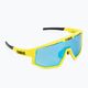 Bliz Vision dviračių akiniai matiniai geltoni/dūminiai mėlyni multi
