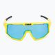 Bliz Vision dviračių akiniai matiniai geltoni/dūminiai mėlyni multi 3