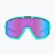 Bliz Fusion Nano Optics Nordic Light S2 dviratininkų akiniai matiniai turkio/begonijos/violetinės mėlynos spalvos multi 5