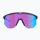 Bliz Hero Nano Optics Nordic Light S2 dviratininkų akiniai matiniai juodi/šviesūs begonijos/violetiniai mėlyni multi 3