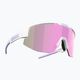 Bliz Matrix matiniai balti violetiniai logotipai / rudi rožiniai daugiafunkciniai dviračio akiniai 5