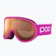POC POCito Retina fluorescencinės rožinės spalvos vaikiški slidinėjimo akiniai 5