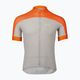 Vyriški dviračių marškinėliai POC Essential Road Logo zink orange/granite grey