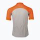 Vyriški dviračių marškinėliai POC Essential Road Logo zink orange/granite grey 2