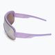 POC Aim purpuriniai kvarco permatomumo / skaidrumo kelių sidabro spalvos dviračių akiniai 4