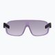 POC Aspire purpuriniai kvarciniai permatomi / skaidrūs kelių sidabro spalvos dviratininkų akiniai 3