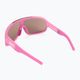 POC Aspire dviratininkų akiniai actinium pink translucent/clarity trail silver 2
