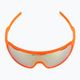 POC Do Blade fluorescencinės oranžinės spalvos permatomi / skaidrūs kelių auksiniai dviratininkų akiniai 3
