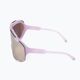 POC Devour violetiniai kvarco permatomi / skaidrūs kelių sidabro spalvos dviratininkų akiniai 5
