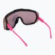 POC Devour fluo rožinės/uranio juodos spalvos peršviečiami/clarity kelių aukso spalvos dviračių akiniai 3