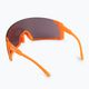 POC Propel fluorescencinės oranžinės spalvos permatomi / skaidrūs kelių auksiniai dviratininkų akiniai 3