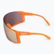 POC Propel fluorescencinės oranžinės spalvos permatomi / skaidrūs kelių auksiniai dviratininkų akiniai 5