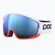 POC Zonula Clarity Comp slidinėjimo akiniai balti/fluorescencinė oranžinė/spectris blue 9