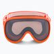POC POCito Retina fluorescencinės oranžinės spalvos / skaidrumo pocito vaikiški slidinėjimo akiniai 2